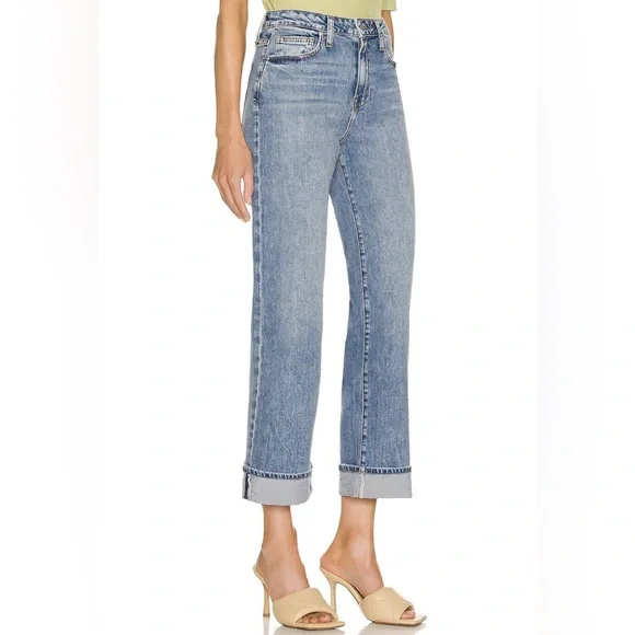 Jonathan Simkhai Laurel Canyon High Rise Cropped Ankle Boot Jeans Size 24